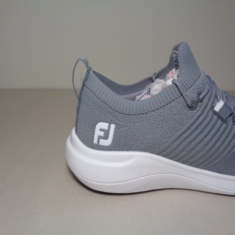 FootJoy Size 8.5 M FLEX XP Grey Waterproof Sneakers New Women's Golf Shoes - Picture 3 of 16